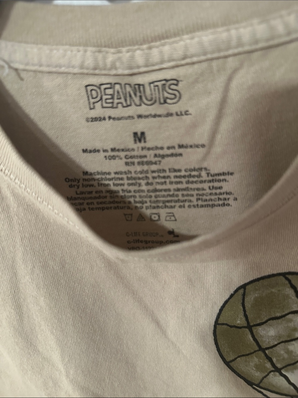 Peanuts Snoopy Spike Woodstock Desert Hot Air Balloon T-Shirt Needles CA Size M - Picture 4 of 4